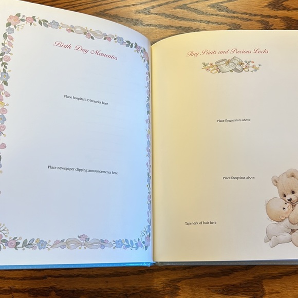 Vintage 90s New Baby Record Book by Ruth Morehead - Unisex - Picture 9 of 16